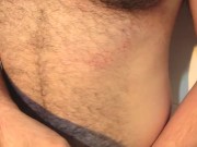 Male masturbation in front of mirror after getting high 9/16