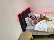 Agus is caught masturbating and ends up receiving a massive creampie 1/16