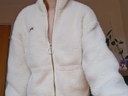 Masturbating in 2 different fleece jackets 15/16
