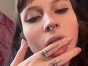 Drooling like a good bimbo slut 6/16