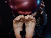 Latina GOGO Nina Fatal feet balloon ASMR 10/16