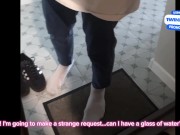 BEAUTIFUL NEIGHBOR SHOOTS TIK-TOK CHALLENGE “ASK YOUR NEIGHBOR FOR A GLASS OF WATER” 1/16