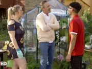 MILFED - Busty Milf Jenna Starr Smashes Young Stud Diego Perez And Makes Him Cum All Over Her Garden 1/16