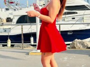 Maca in a photo shoot on the beach in 2025 13/16