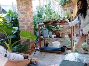 Masturbating outside. 4/16