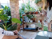 Masturbating outside. 7/16