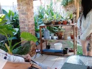 Masturbating outside. 9/16