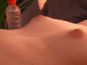 Blonde MILF fucked a guy's ass with a huge strap-on and he came twice! 2/16