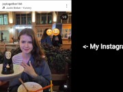 The girl loves to tease you lying on the couch 16/16