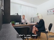 LOAN4K. Blonde whore is having a rough anal fuck for a loan 3/16