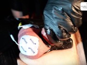 New Slave: I Test His Endurance! Urethra, Electro, CBT Handjob - Mistress Julia 11/16