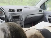 A stunning blowjob from a beautiful woman on a hot summer day 2/16