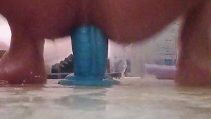 Anal gape dragon dildo