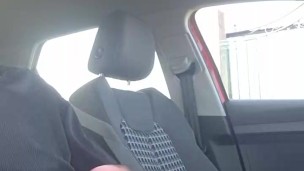 Matando verga al aire libre