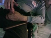 grilletes apretando mis huevos, vigilante de seguridad 4/16