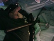 grilletes apretando mis huevos, vigilante de seguridad 5/16