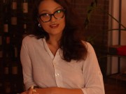 pov: you can't resist your boss when she wants to give you a blowjob in her office 1/16