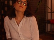 pov: you can't resist your boss when she wants to give you a blowjob in her office 5/16