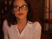 pov: you can't resist your boss when she wants to give you a blowjob in her office 6/16