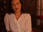 pov: you can't resist your boss when she wants to give you a blowjob in her office 9/16