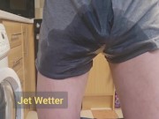 Desperately peeing and soaking my jeans and stripping 8/16