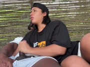 sloppy blowjob in public WE ALMOST GOT CAUGHT! -amateur couple- nysdel 15/16