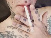 Tongue Split Smoking 6/16