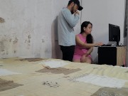 married housewife pays the technician with her ass 7/16