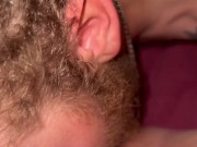 Hubby wet sloppy pussy eating 12/16