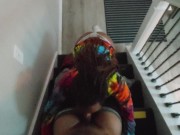 Sucking on Stairs 14/16