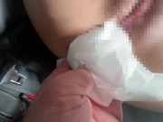 [Amateur] Intense piston sex in various positions in the car 15/16