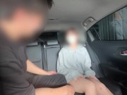 [Amateur] Intense piston sex in various positions in the car 2/16