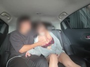 [Amateur] Intense piston sex in various positions in the car 4/16