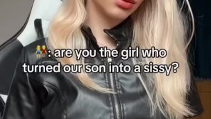 👫:are you the girl who turned our son into a sissy?