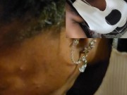 Step Sister take a 1min Throatpie and plays with Cum [CIM] 5/16