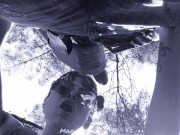 OUTDOOR BLOWJOB, BLUEE AND HER BIG DEEP THROAT 10/16