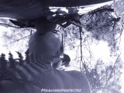 OUTDOOR BLOWJOB, BLUEE AND HER BIG DEEP THROAT 12/16