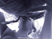 OUTDOOR BLOWJOB, BLUEE AND HER BIG DEEP THROAT 9/16