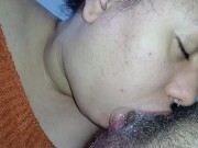the most insane blowjob in porn she devours the dick licking it filling it with spit🍆💦🤤😵‍💫😋😵 1/16