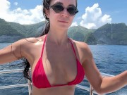 Bikini Try On Outdoor is Way Too Hot 1/16