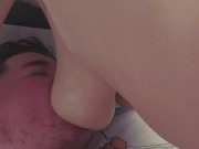 Milking my milky tits while I do adult breastfeeding - Suck my milk and get squirt milk in mouth 3/16