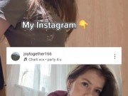 A charming girl loves to tease you in a public bathroom 2/16