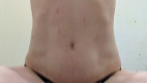 Chastity Twink rides cock