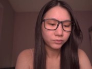 Cute Nerdy Asain Girl ASMR - Study with me onii-chan! - 2 Kings 5-8 1/16