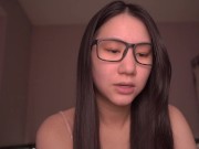 Cute Nerdy Asain Girl ASMR - Study with me onii-chan! - 2 Kings 5-8 4/16