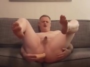 Ass fucking with dildo 9/16