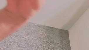 perfect femboy twink in thong clamping pumping nipples hard, sexy kinky sissy solo bdsm