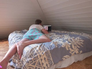 the first time i got to cum on my step sis