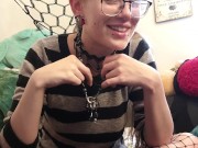 Birthday Stoner Shows Off Her Presents And Pussy! 2/16