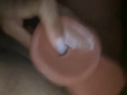 Ebony pretty pussy fucked until she can’t stop cumming 7/16